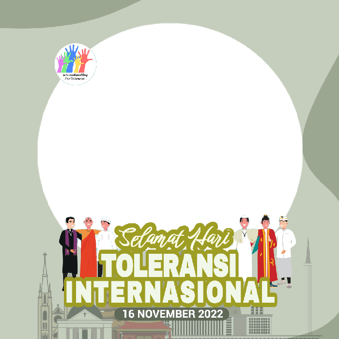 Twibbon Hari Toleransi Internasional 2022 sudah bisa diunduh lewat daftar link di bawah ini. Hari Toleransi Internasional 2022 jatuh pada 16 November 2022.