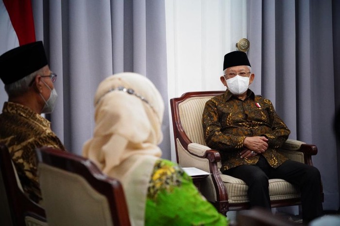 Audiensi PP Muhammadiyah dengan Wapres Maruf Amin, Selasa (15/11/2022).