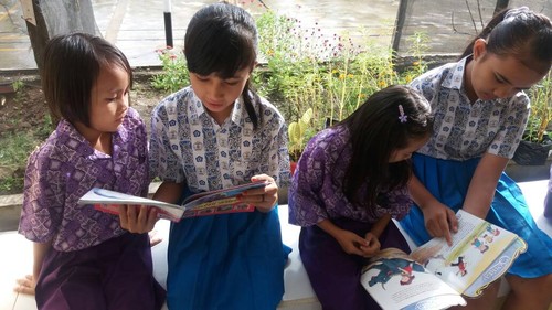 Ilustrasi anak calistung.