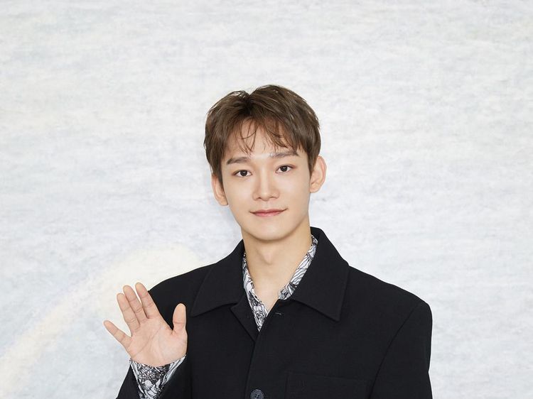 Potret Chen EXO saat Jumpa Pers Perilisan Last Scene