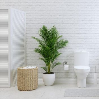 Ilustrasi desain kamar mandi.