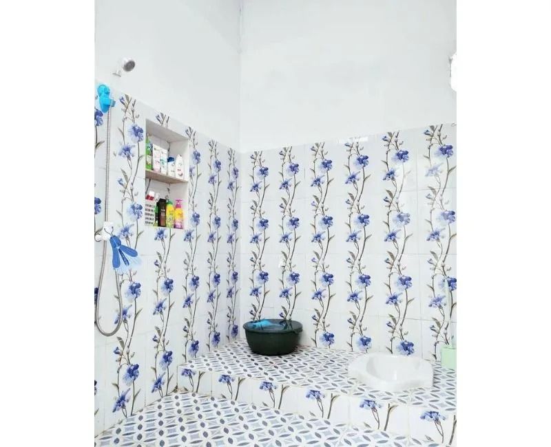 Ilustrasi desain kamar mandi.