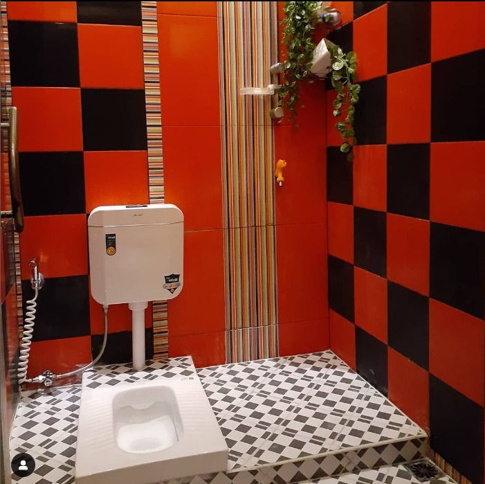 Ilustrasi desain kamar mandi.
