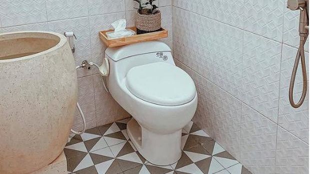 Ilustrasi desain kamar mandi.