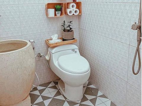 Ilustrasi desain kamar mandi.