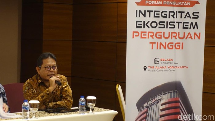 Direktur Dewan Eksekutif BAN-PT, Prof Ari Pubayanto di Sleman, Selasa (15/11/2022).