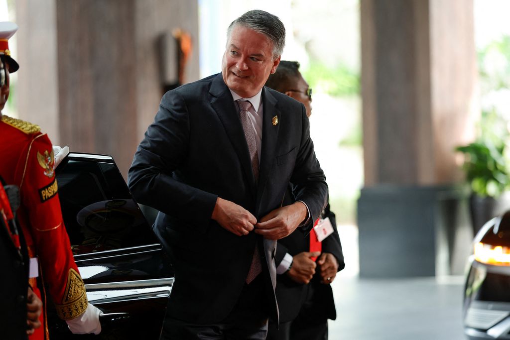 Mathias Cormann, Secretary-General of the OECD, arrives for the G20 leaders' summit in Nusa Dua, Bali, Indonesia, November 15, 2022. REUTERS/Willy Kurniawan/Pool