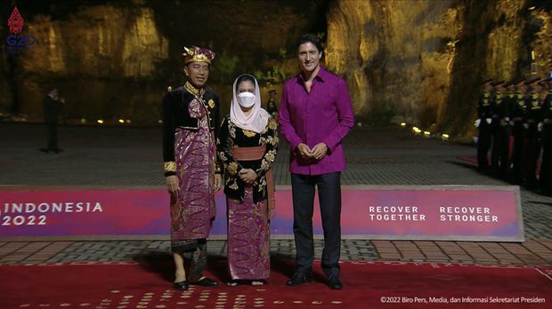 Gala Makan Malam Dalam Konferensi Tingkat Tinggi (KTT) G20. (Tangkapan Layar Youtube Sekretariat Presiden)