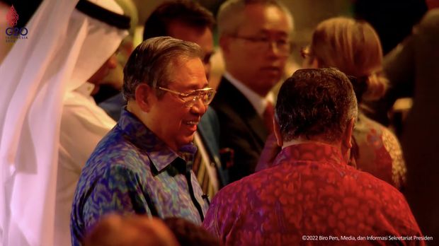 Gala Makan Malam Dalam Konferensi Tingkat Tinggi (KTT) G20. (Tangkapan Layar Youtube Sekretariat Presiden)