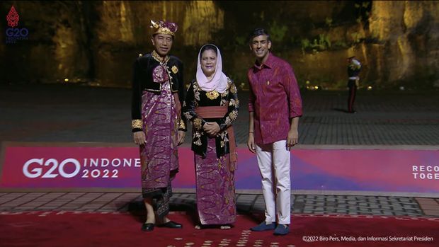 Gala Makan Malam Dalam Konferensi Tingkat Tinggi (KTT) G20. (Tangkapan Layar Youtube Sekretariat Presiden)
