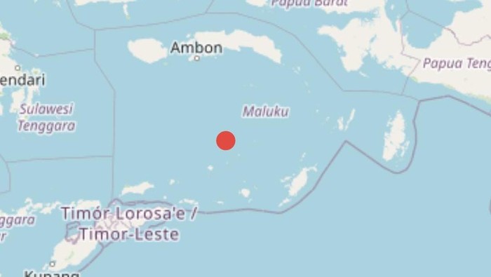 Gempa Maluku Barat Daya Magnitudo 5,2