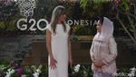 Iriana Berfoto dengan Ibu Negara Para Pemimpin Dunia
