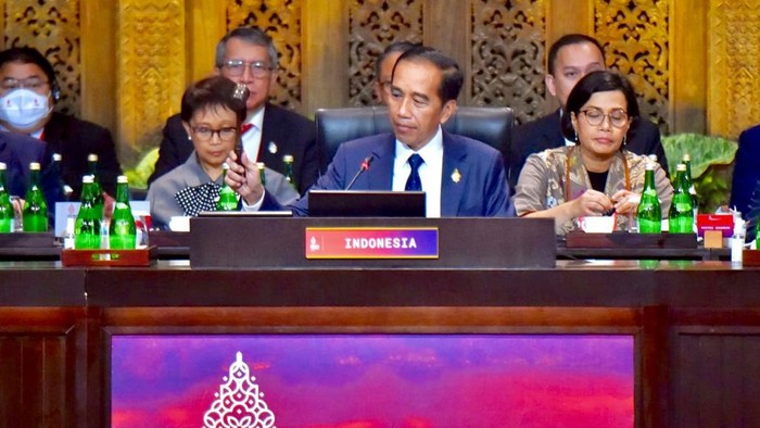 Jokowi saat buka KTT G20 di Bali (Dok. Fotografer Kepresidenan Agus Suparto)