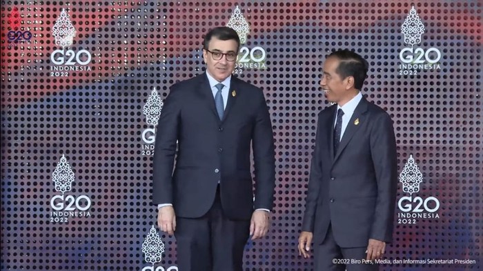 Jokowi Sambut Pemimpin di Venue G20