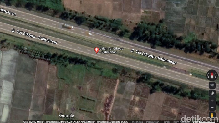 Lokasi Kecelakaan Maut di Tol Cipali Indramayu