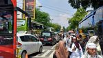 Kemacetan Lalu Lintas Imbas Haul Habib Ali di Pasar Kliwon Solo