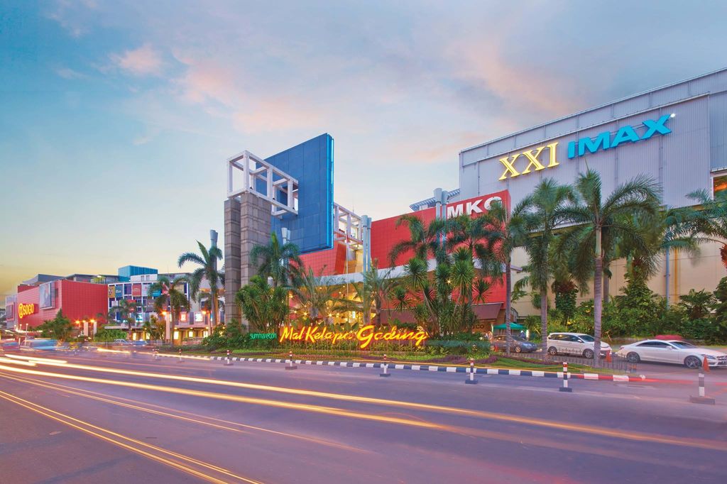Potret mall terbesar di Indonesia.