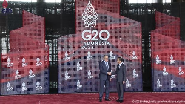Menlu Rusia, Sergei Lavrov (Tangkapan Layar Youtube Sekretariat Presiden RI)