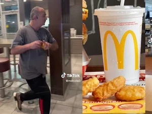 Tak Sabar Menunggu Pesanan, Pria Ini Nekat Masuk Dapur McDonalds