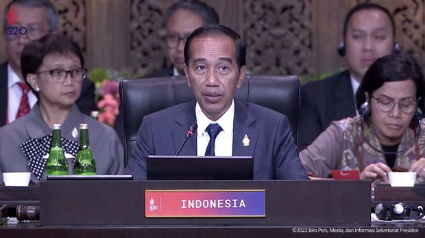 Pembukaan Sesi 2 Konferensi Tingkat Tinggi (KTT) G20 Dibuka oleh Presiden Joko Widodo. (Tangkapan Layar Youtube Sekretariat Presiden)