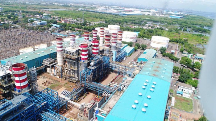 Penampakan Terkini PLTGU Muara Tawar Rp 2,1 T yang Nyaris Rampung Pembangkit Listrik Tenaga Gas dan Uap (PLTGU) Muara Tawar atau dikenal dengan nama Muara Tawar Combined Cycle Power Plant Block 2,3 & 4 Add-on Project milik PT Pembangkitan Jawa Bali (PJB) segera rampung. PLTGU senilai Rp 2,1 triliun itu ditargetkan beroperasi di akhir 2022 nanti.