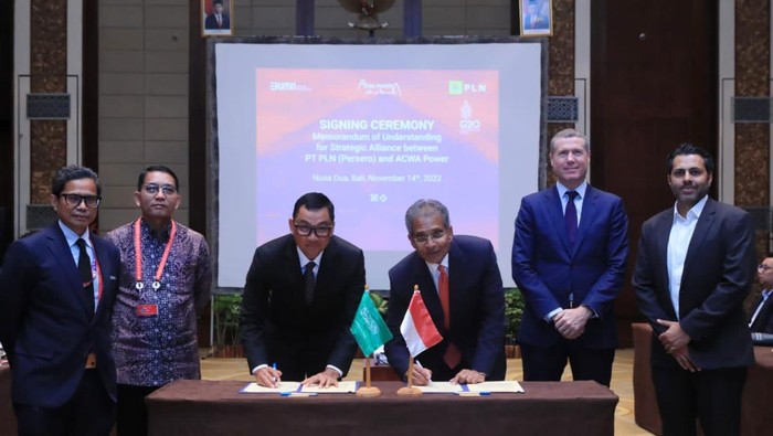 PLN Gandeng ACWA Power Kembangkan Energi Bersih