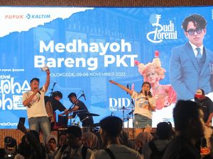 Pupuk Kaltim Gelar Konser Unik, Tiket Masuk Pakai Bibit Pohon