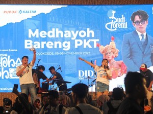 Pupuk Kaltim Gelar Konser Unik, Tiket Masuk Pakai Bibit Pohon