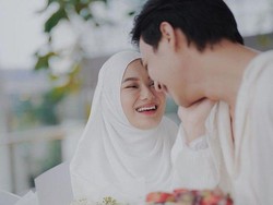 8 Foto Dinda Hauw Ultah ke-26, Nangis karena Dapat Kejutan dari Rey Mbayang