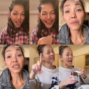 sosok Bunda Corla viral di media sosial.