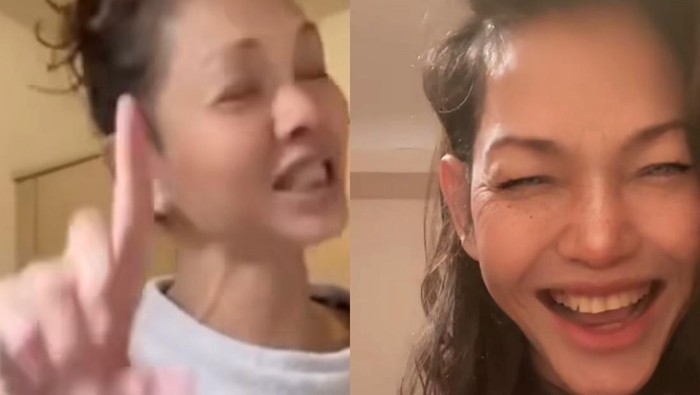 sosok Bunda Corla viral di media sosial.