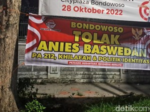 Relawan Desak Aktor Intelektual Spanduk Tolak Anies di Bondowoso Diburu