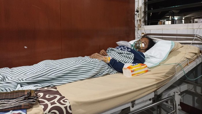 Sugiati, Kondisi korban tertabrak KA Gajayana