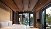 Menariknya sebanyak 60 persen dari akomodasi itu dilengkapi kolam renang pribadi. Foto: dok. Kempinski