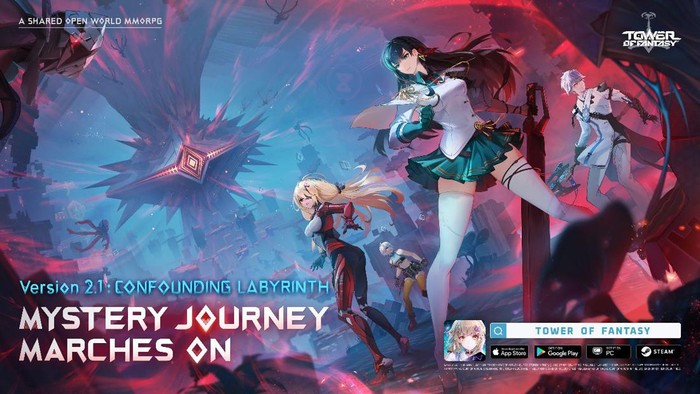 Jelang pembaruan Tower of Fantasy, Level Infinite dan Hotta Studio, membeberkan update 2.1. Mereka bakal mengenalkan labirin bawah tanah raksasa.