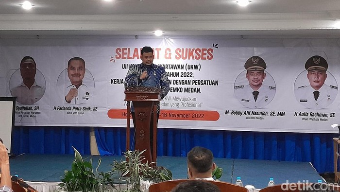 Wali Kota Medan Bobby Nasution (Nizar Aldi/detikSumut)