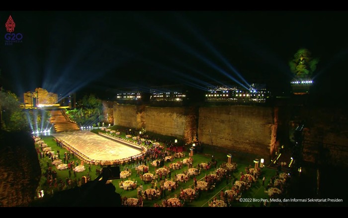 Welcoming Dinner and Cultural Performance G20 Indonesia. (Screenshot YouTube Setpres).