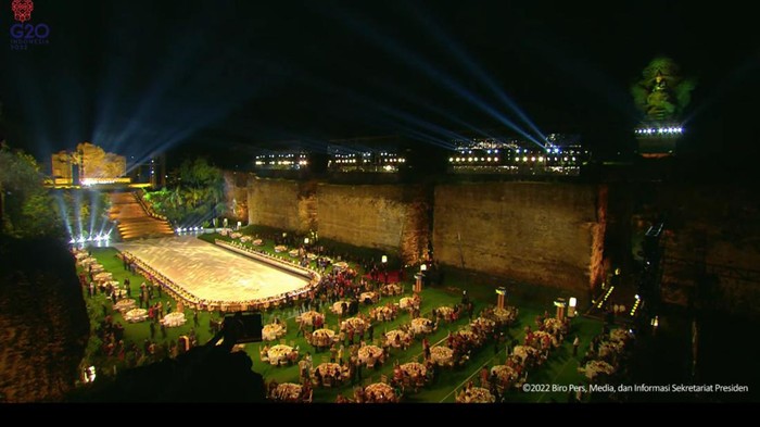 Welcoming Dinner and Cultural Performance G20 Indonesia. (Screenshot YouTube Setpres).