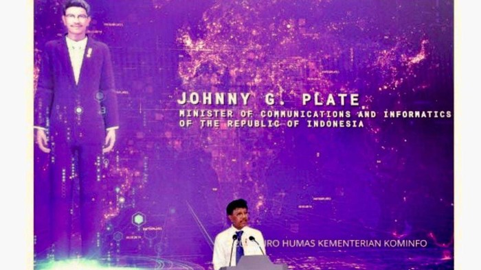 Wow! Ada Metahuman di KTT G20 MetaHuman hadir di KTT G20 di Bali. MetaHuman ini memandu Menkominfo Johnny G Plate dalam pembukaan Digital Transformation Expo (DTE).