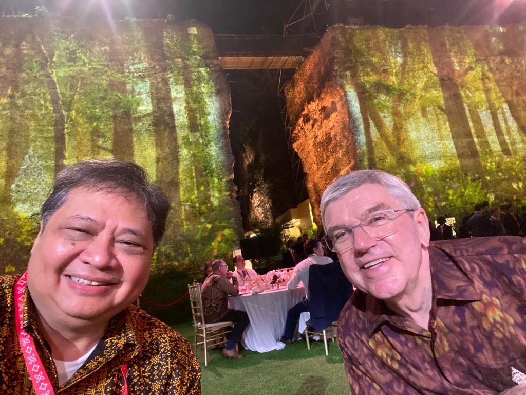 Airlangga bertemu pemimpin negara.