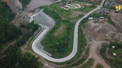 Bendungan Pengendali Banjir di Bali Utara Nyaris Rampung