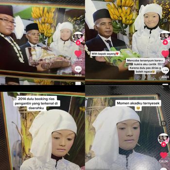Beredar viral curhatan pengantin wanita kecewa dengan hasil riasan MUA. Usai dirias, ia tidak boleh melihat ke cermin. Curhatan wanita tersebut langsung viral di media sosial.