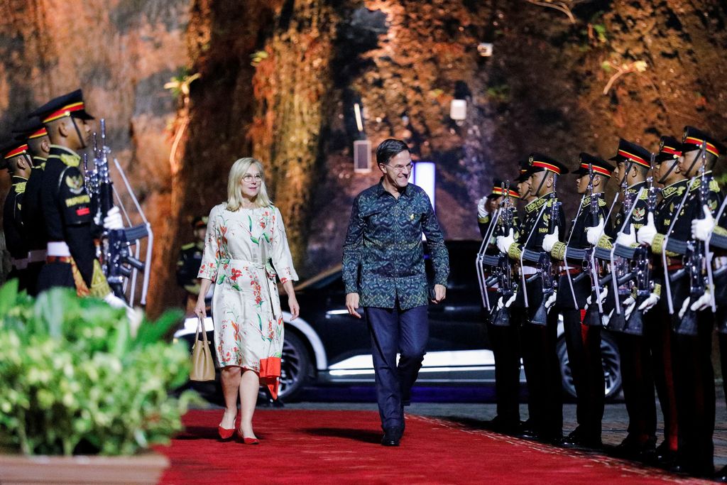 Netherlands's Prime Minister Mark Rutte walks at the Welcoming Dinner during G20 Leaders' Summit, at the Garuda Wisnu Kencana Cultural Park, in Badung, Bali, Indonesia, November 15, 2022. REUTERS/Willy Kurniawan/Pool