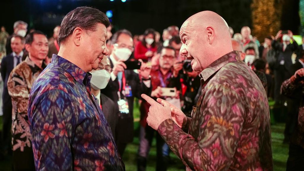 Momen Presiden FIFA Hadiri G20 di Bali, Ada yang Pakai Batik