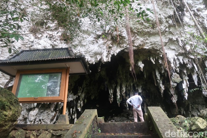 Gua Braholo di Kabupaten Gunungkidul menjadi salah satu Cagar Budaya Nasional Kategori Situs di Indonesia. Foto diambil Rabu (16/11/2022).