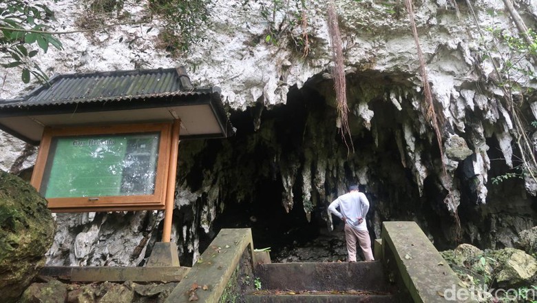 Gua Braholo di Kabupaten Gunungkidul menjadi salah satu Cagar Budaya Nasional Kategori Situs di Indonesia. Foto diambil Rabu (16/11/2022).