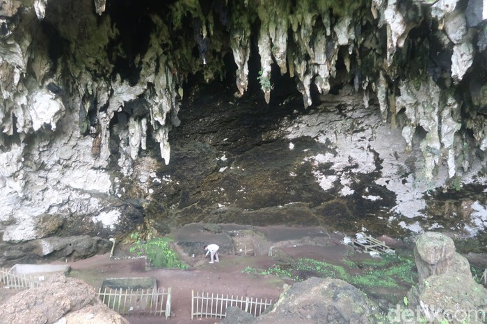 Gua Braholo di Kabupaten Gunungkidul menjadi salah satu Cagar Budaya Nasional Kategori Situs di Indonesia. Foto diambil Rabu (16/11/2022).