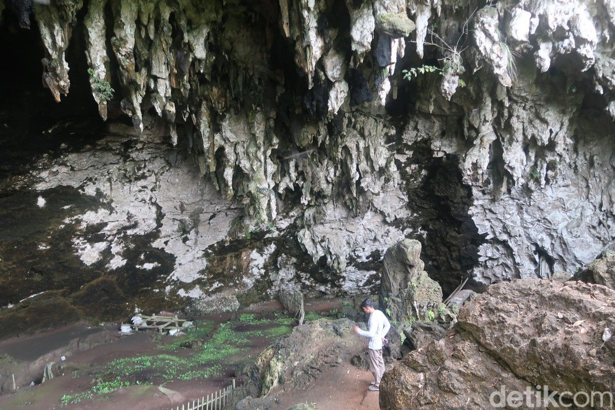Gua Braholo di Pedukuhan Semugih, Kalurahan Semugih, Kapanewon Rongkop, Kabupaten Gunungkidul, Rabu (16/11/2022).