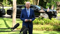 Jumpa pers tersebut disampaikan seusai Biden setelah melakukan pertemuan darurat dengan sejumlah kepala negara.
