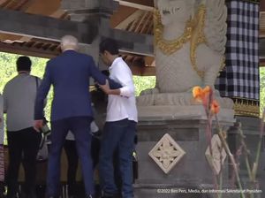 Biden Tersandung Saat Tiba di Tahura Bali, Langsung Dibantu Jokowi